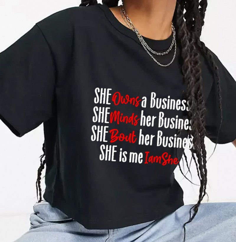 "She Owns It" Graphic Tee