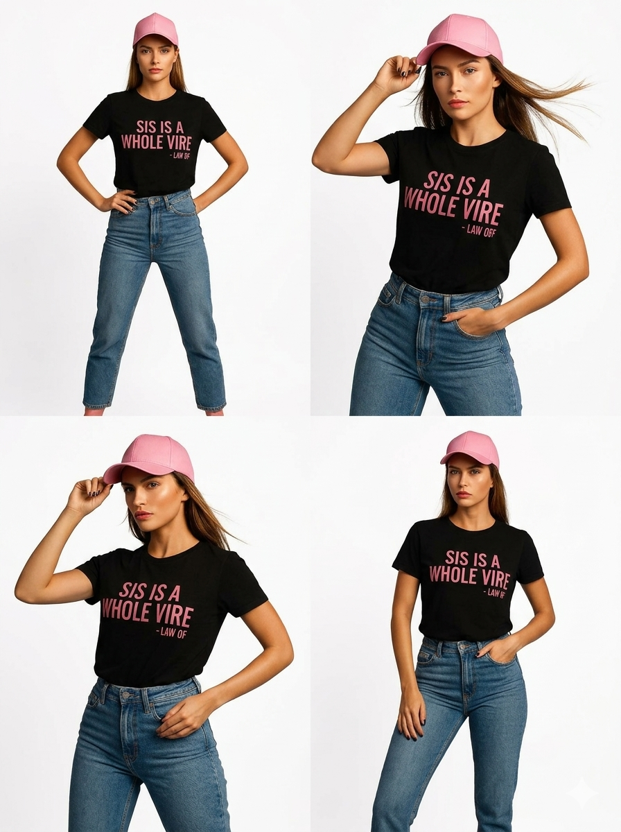 "Sis is a Whole Vibe" Statement Graphic Tee