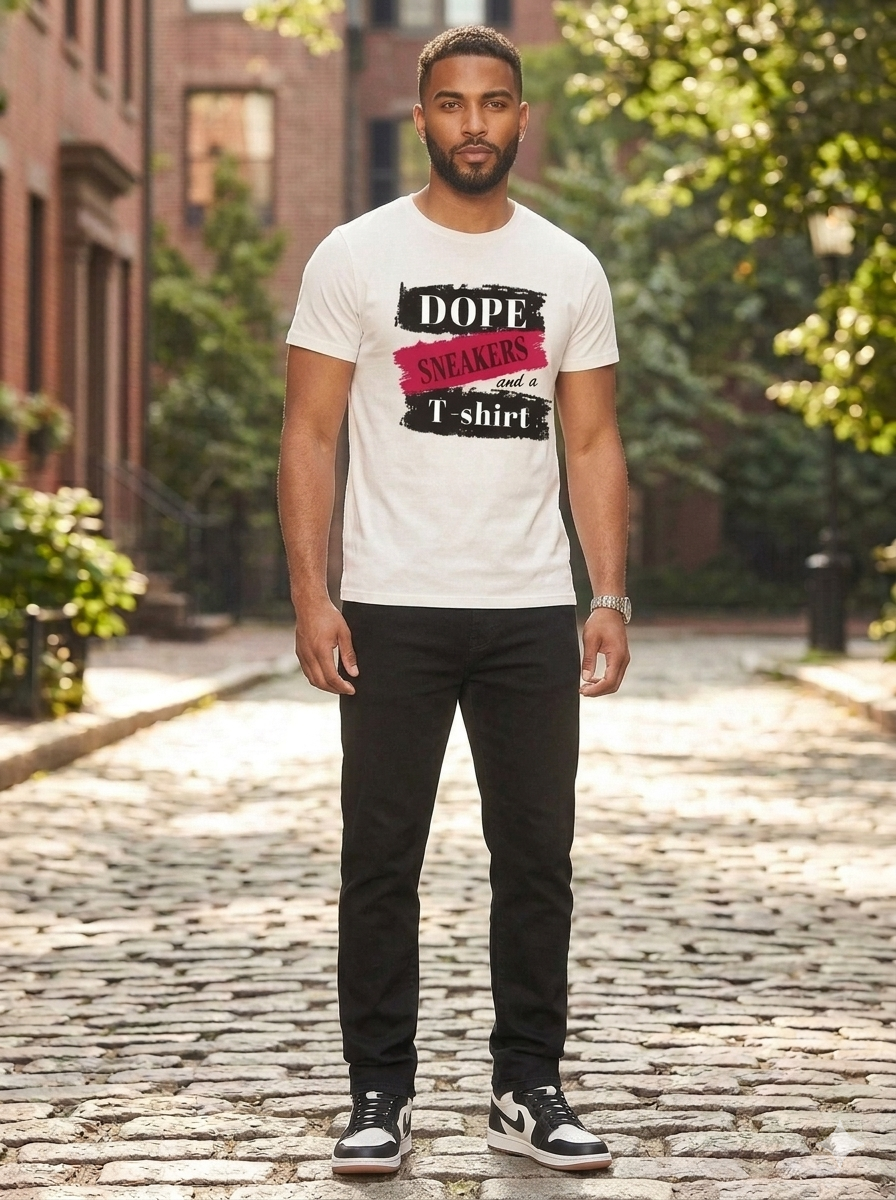 "Dope Sneakers and a T-Shirt" Streetwear Graphic Tee